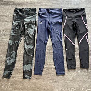 Under Armour 3 Leggings Bundle Size XS